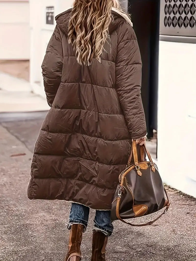 Gertrude – Wendbare Pufferjacke aus Fleece