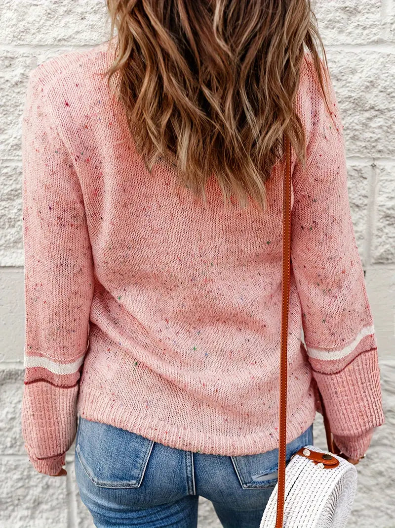Charlotte – Melierter Strickpullover