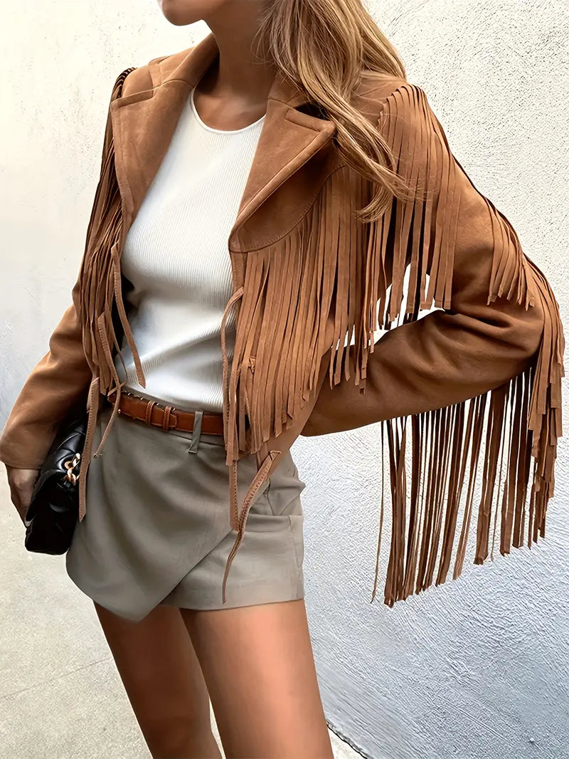 Helga – Stilvolle Jacke mit offener Vorderseite