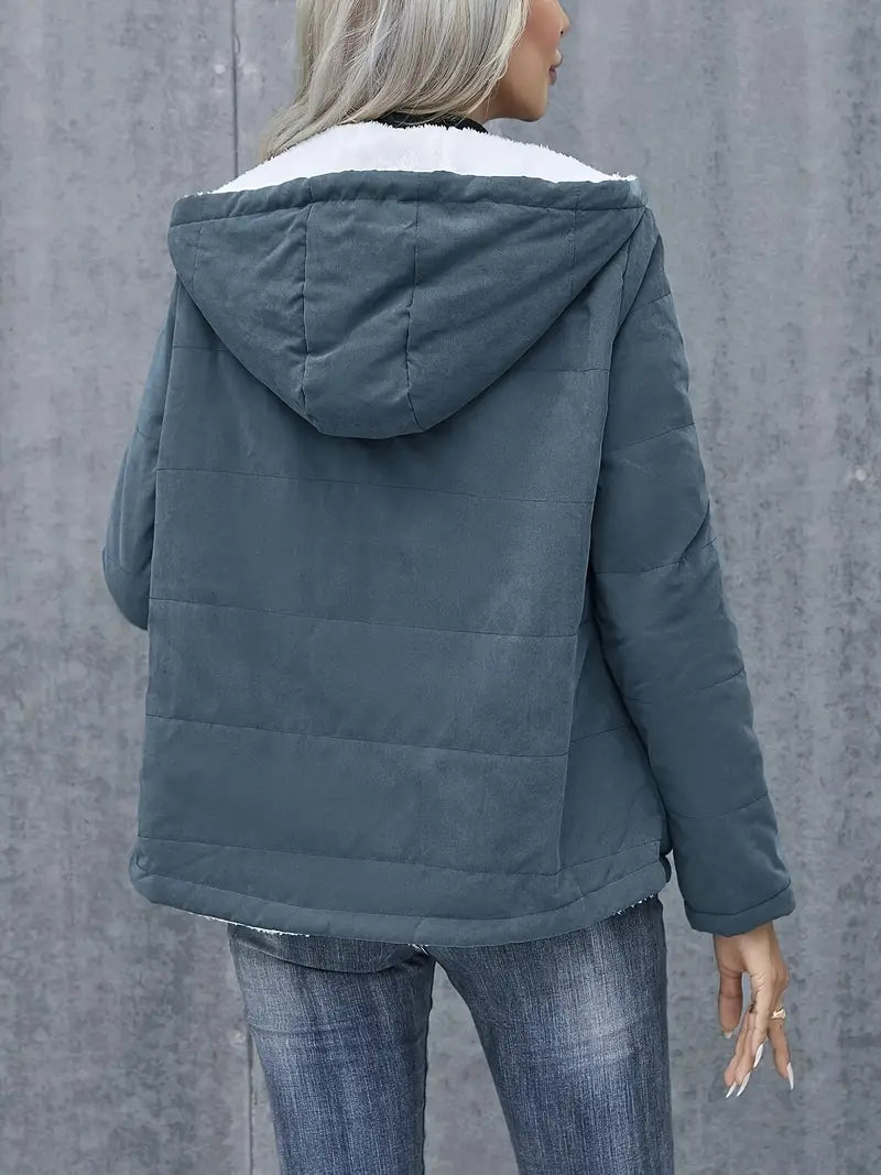 Zora – Gesteppte Jacke mit Reißverschluss vorne