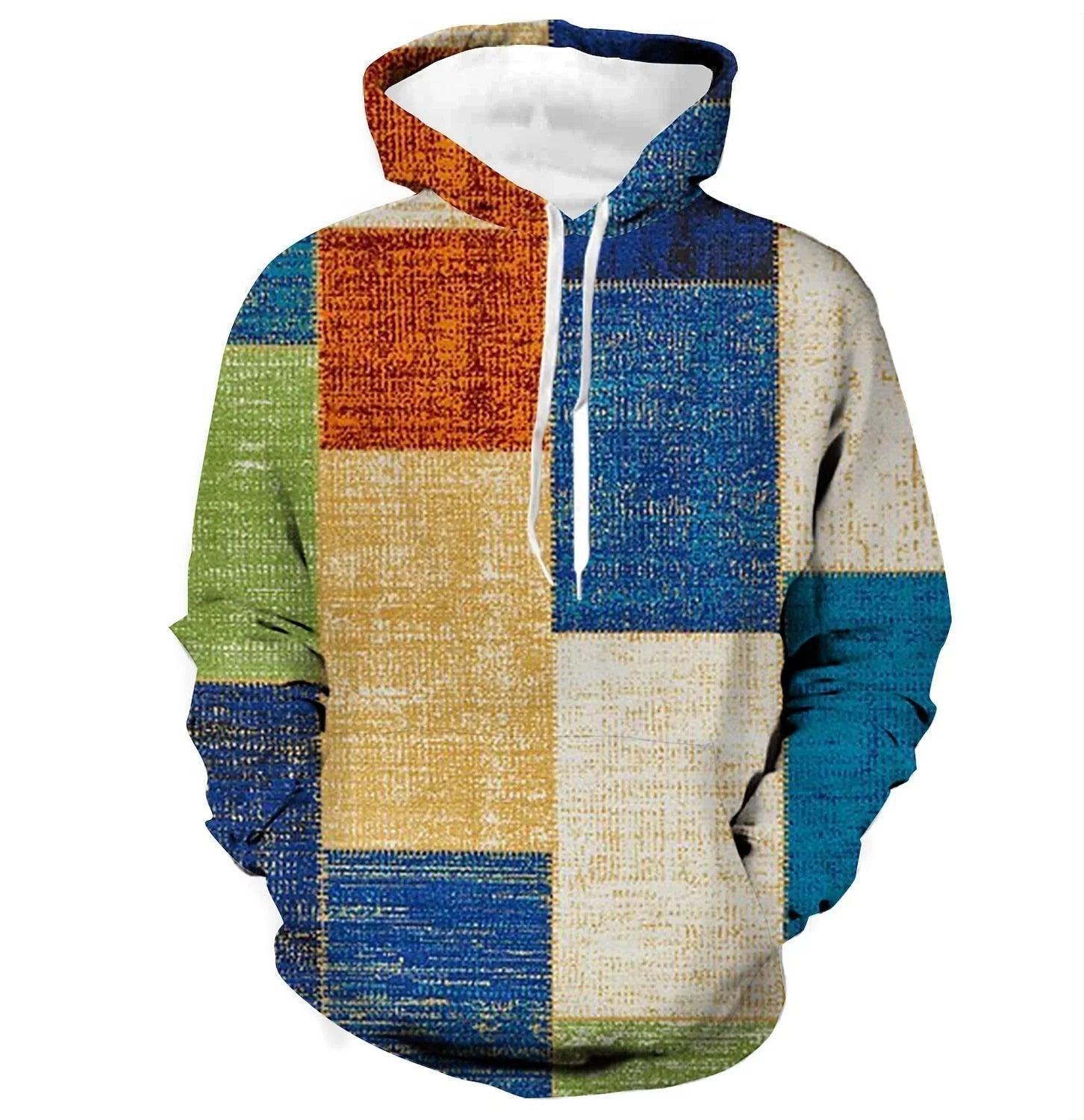 Orion - Grafik-Kapuzenpullover mit Blockmuster