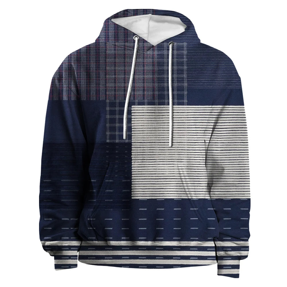 Orion - Grafik-Kapuzenpullover mit Blockmuster