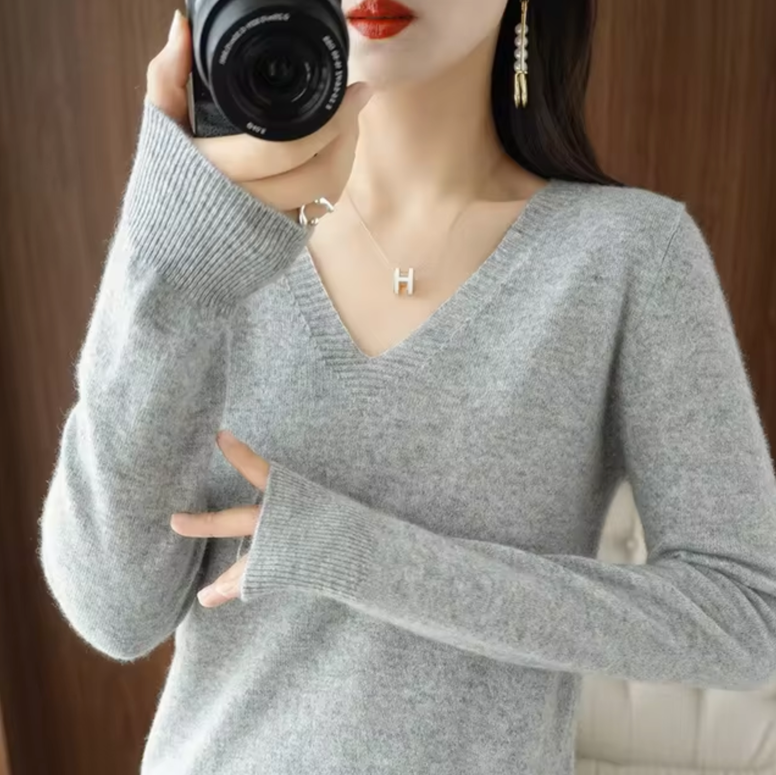 Kaadrie – Strickpullover aus Kaschmir