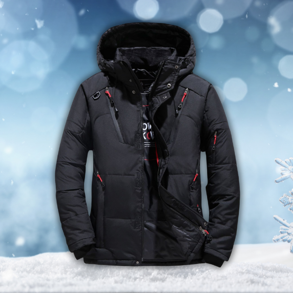 WinterGlanz - Eleganter, wetterfester Mantel für Herren mit herausragendem Stil