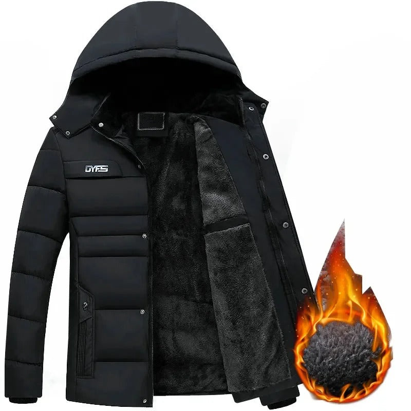 Raptor - Die ultimative Fleecejacke, winddicht und ultra warm mit integrierter Kapuze