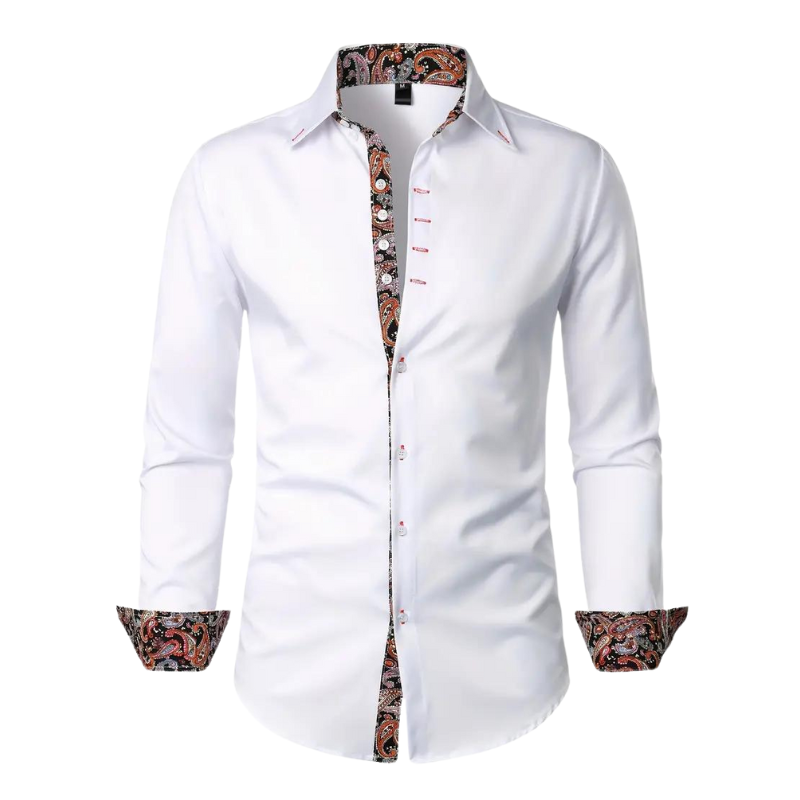Fire - Stretch-Langarm-Shirt für Männer