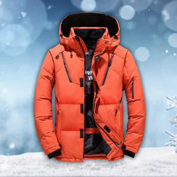 WinterGlanz - Eleganter, wetterfester Mantel für Herren mit herausragendem Stil