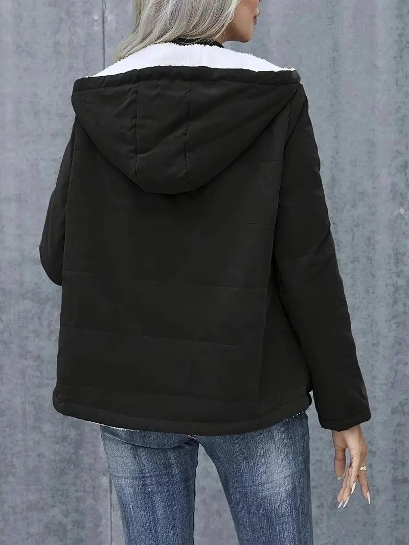Zora – Gesteppte Jacke mit Reißverschluss vorne