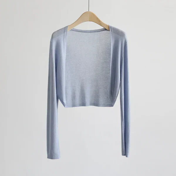 IceSeidenStrickjacke – Kühlende Seidenstrickjacke