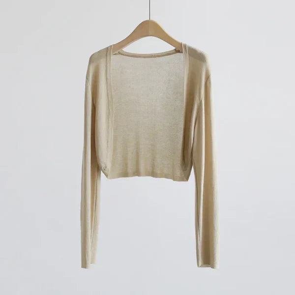 IceSeidenStrickjacke – Kühlende Seidenstrickjacke