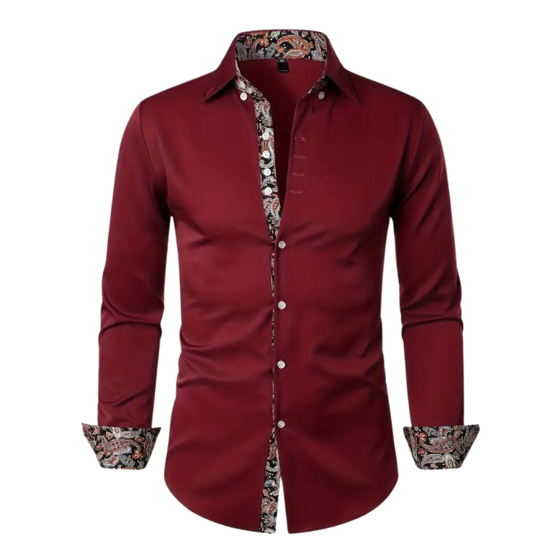Fire - Stretch-Langarm-Shirt für Männer