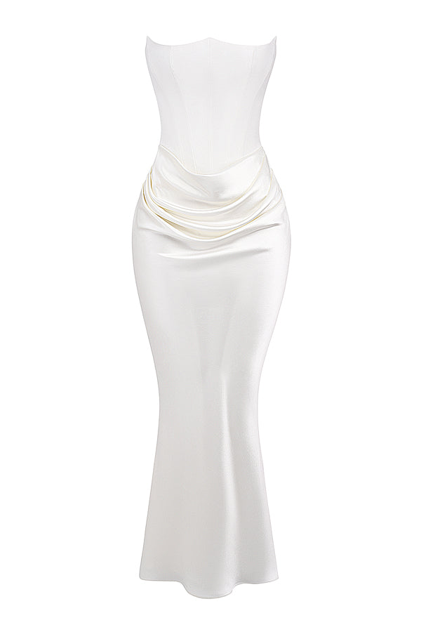 Theresa | Elegantes trägerloses Korsettkleid