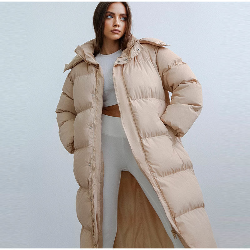 ArcticGuard – Lange Wattierte Winterjacke