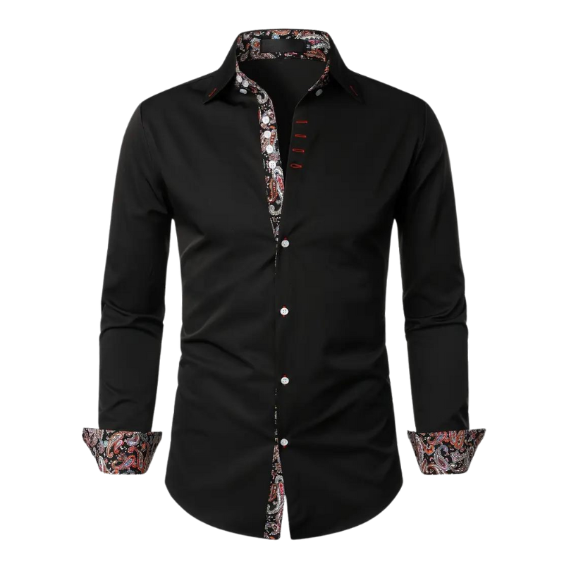 Fire - Stretch-Langarm-Shirt für Männer