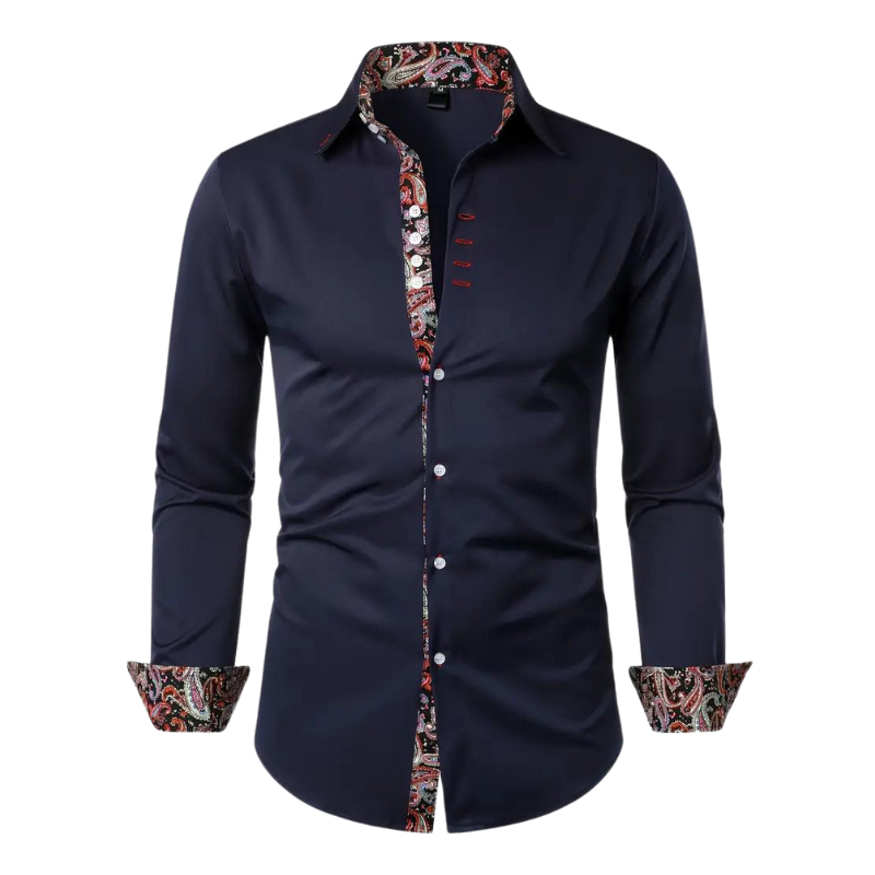Fire - Stretch-Langarm-Shirt für Männer