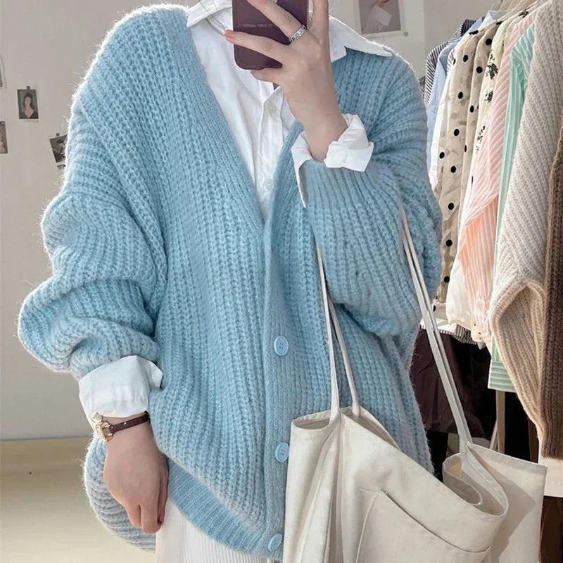 ÜbergrößeStrickjacke – Damen Strickjacke in Übergröße