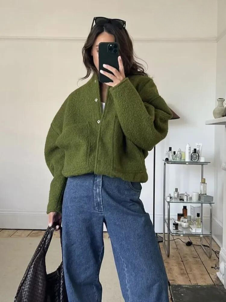 CasualHeat – Warme Damenjacke mit Stehkragen