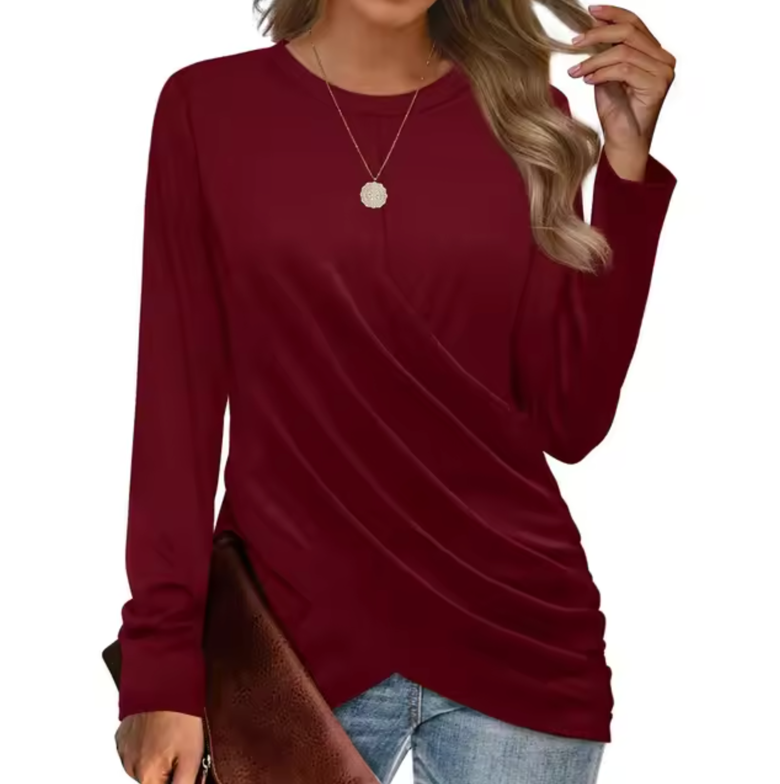 Yesha – Elegantes langärmliges Oberteil