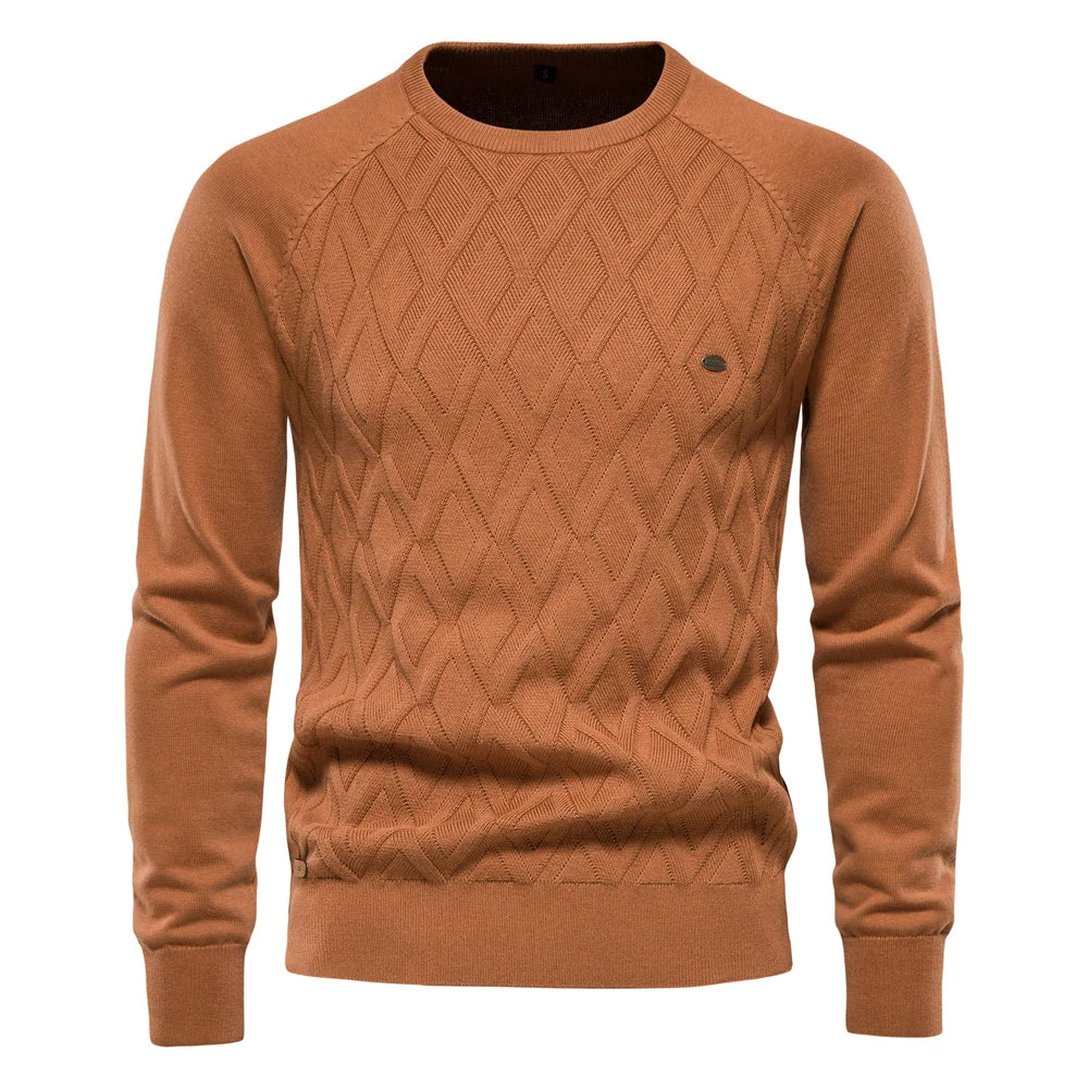 Justin - Gemusterter Strickpullover