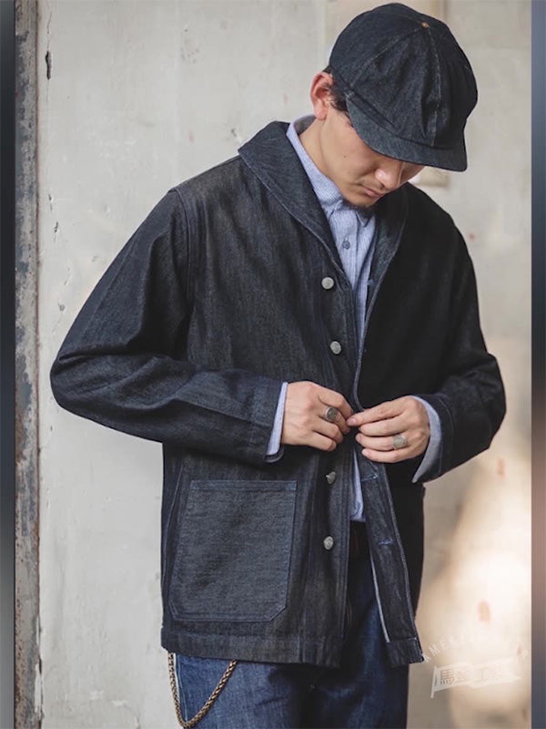Vintage Boyfriend Jeansjacke für Herren - Amerikanischer Chic!