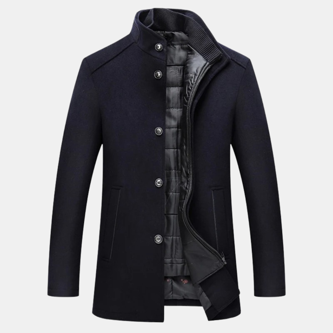 StilKrone - Eleganter Herren Trenchcoat für Zeitlose Mode