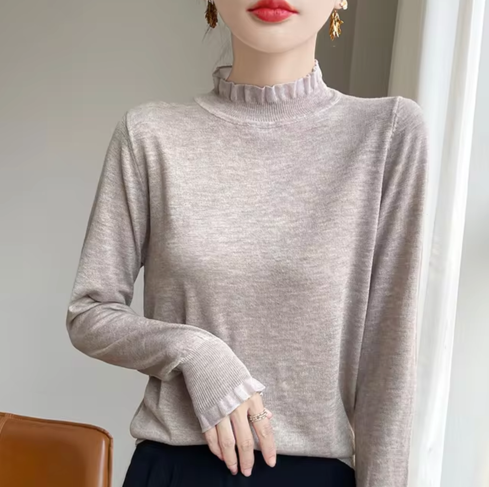 Chezca – Rollkragenpullover aus Kaschmir