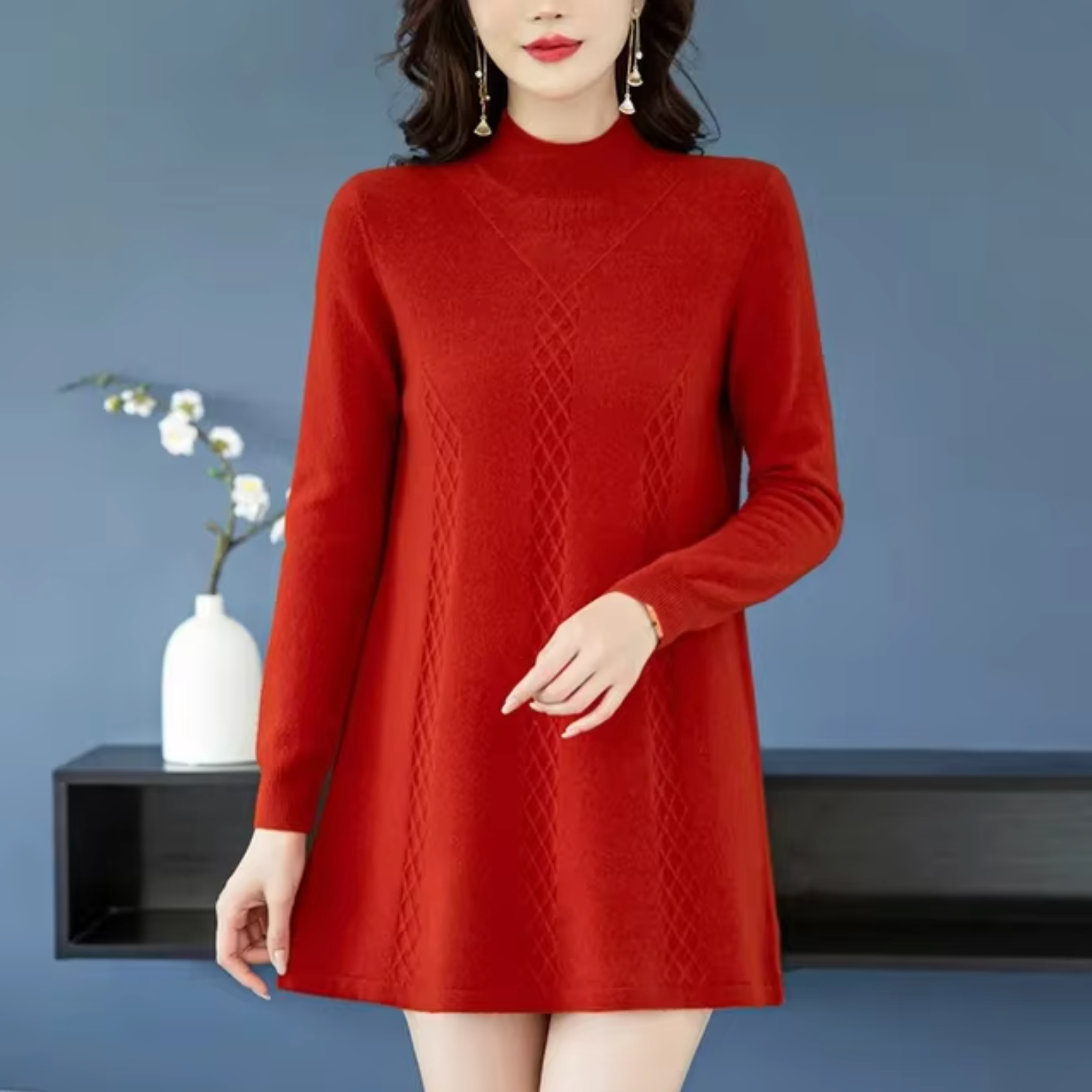 Rachel – Strickpulloverkleid