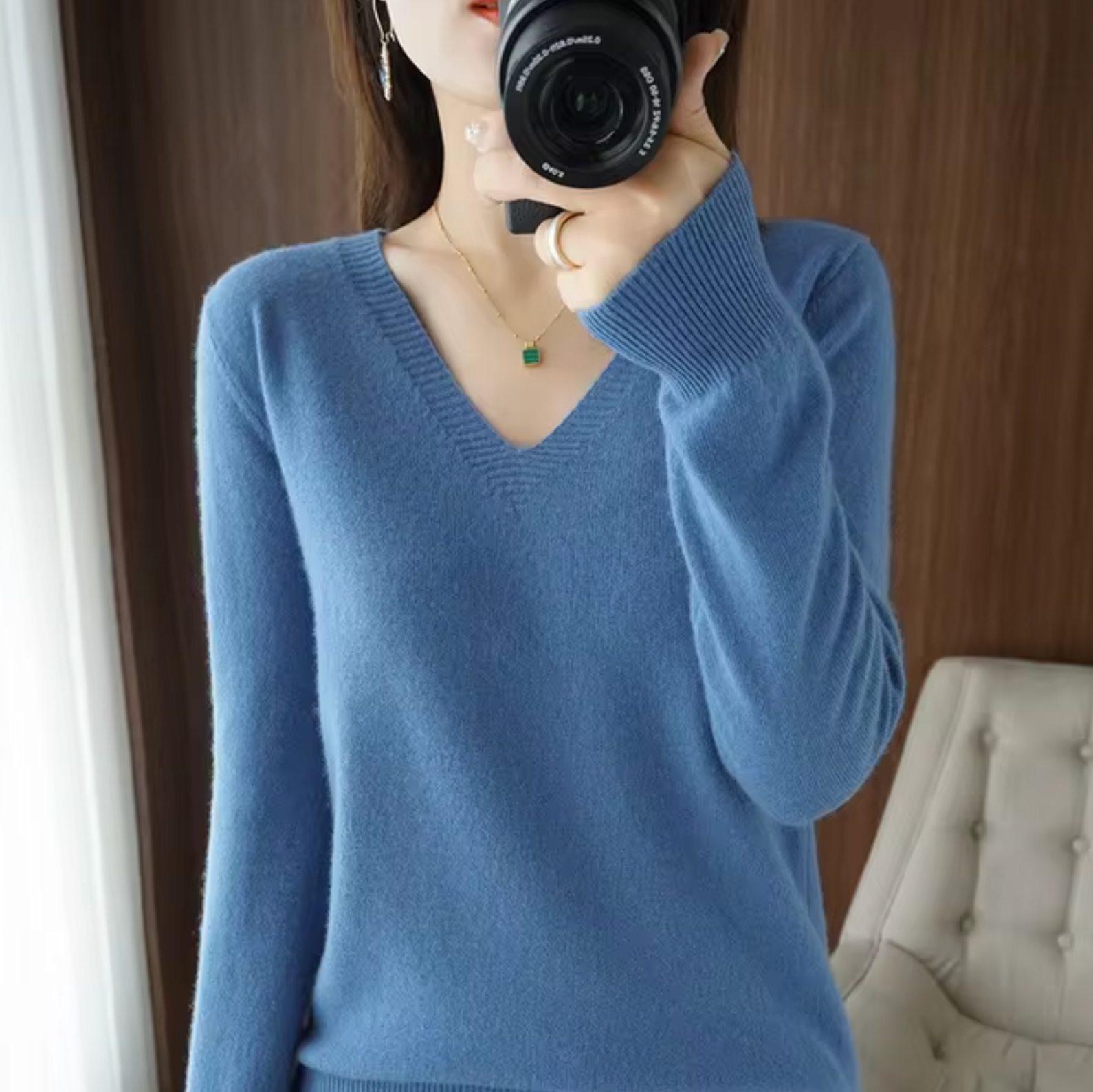 Kaadrie – Strickpullover aus Kaschmir