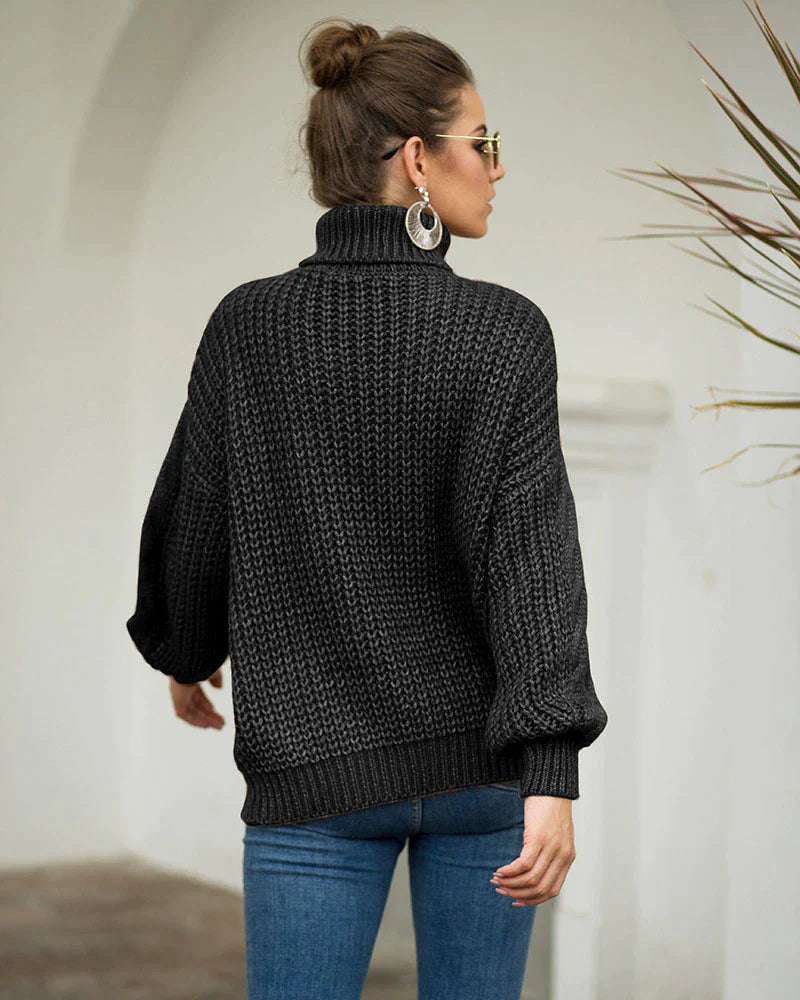 Ariana – Gestrickter Rollkragenpullover