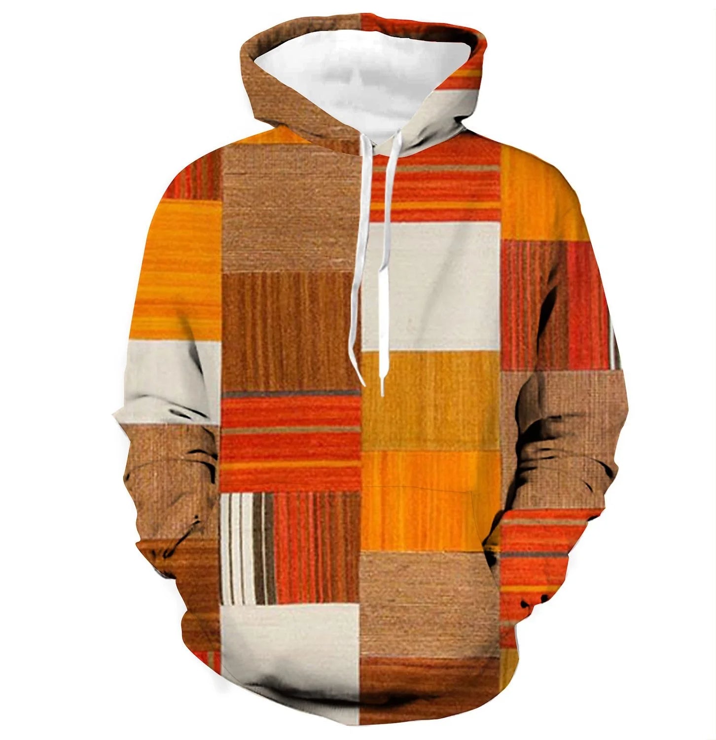Orion - Grafik-Kapuzenpullover mit Blockmuster