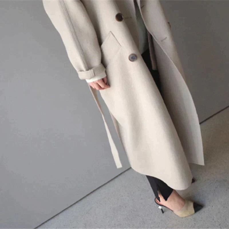 Camille | Eleganter langer Wintermantel