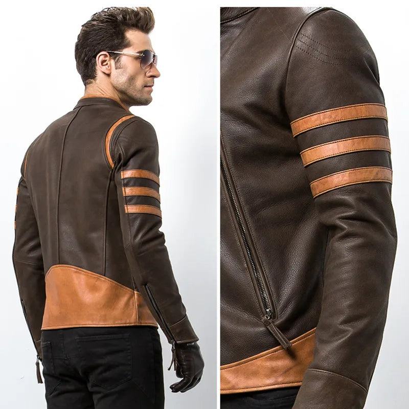Felixus - Klassische Wolverine-Lederjacke