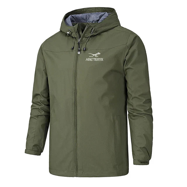 WindSchutz – Herren Windbreakerjacke mit Kapuze