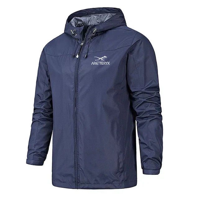 WindSchutz – Herren Windbreakerjacke mit Kapuze
