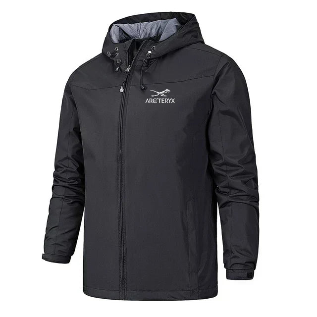 WindSchutz – Herren Windbreakerjacke mit Kapuze