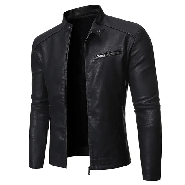 UrbanEdge – Klassische Herren-Lederjacke