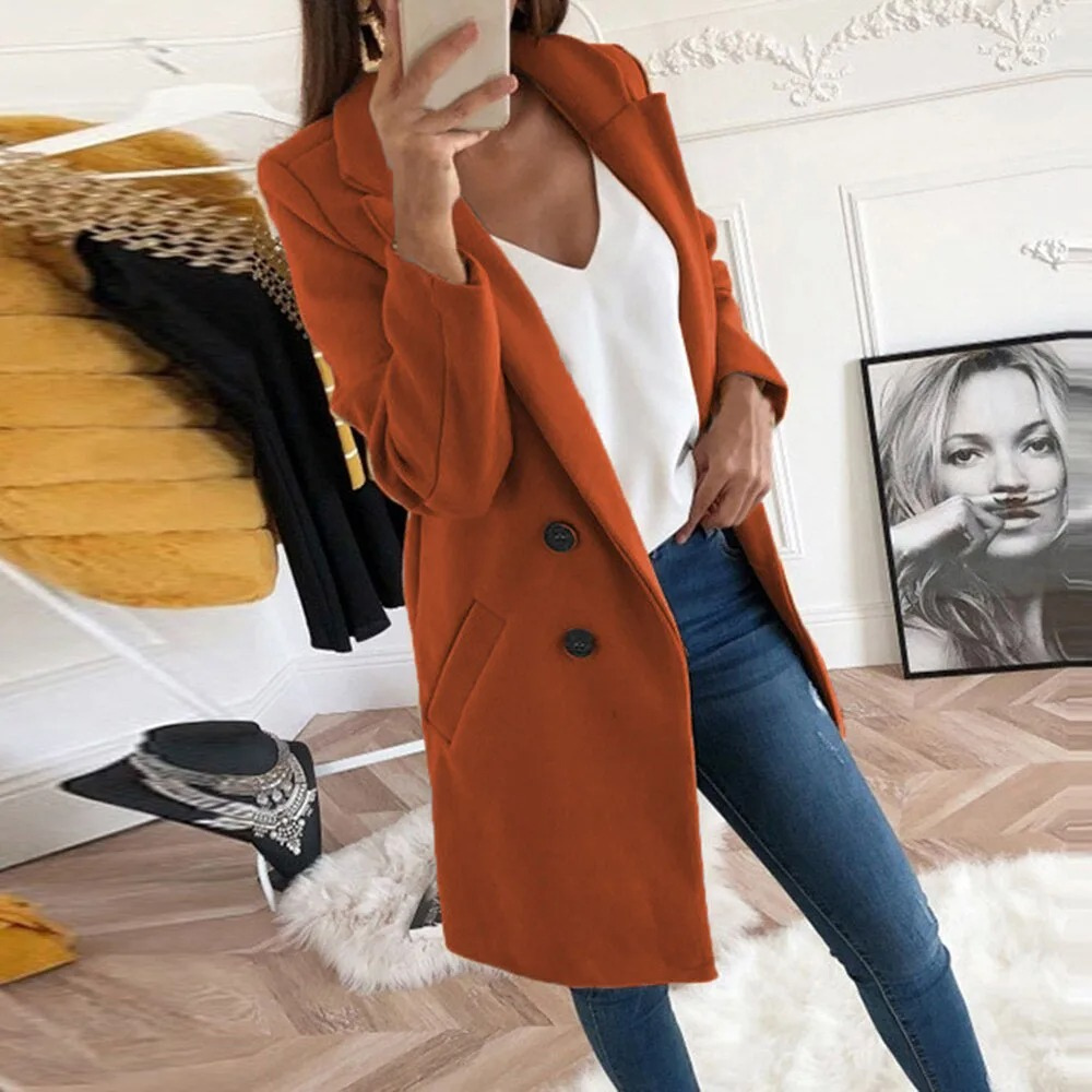 Slim Fit Trenchcoat für Damen