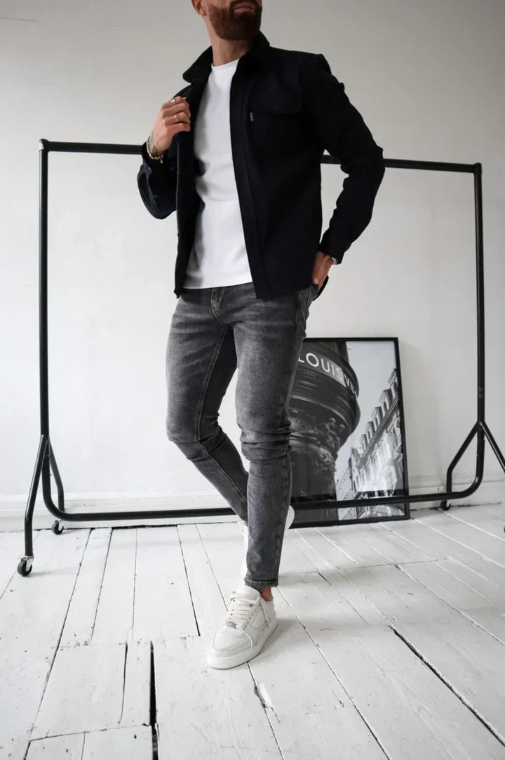 Adam - Hemdjacke mit Knopfleiste