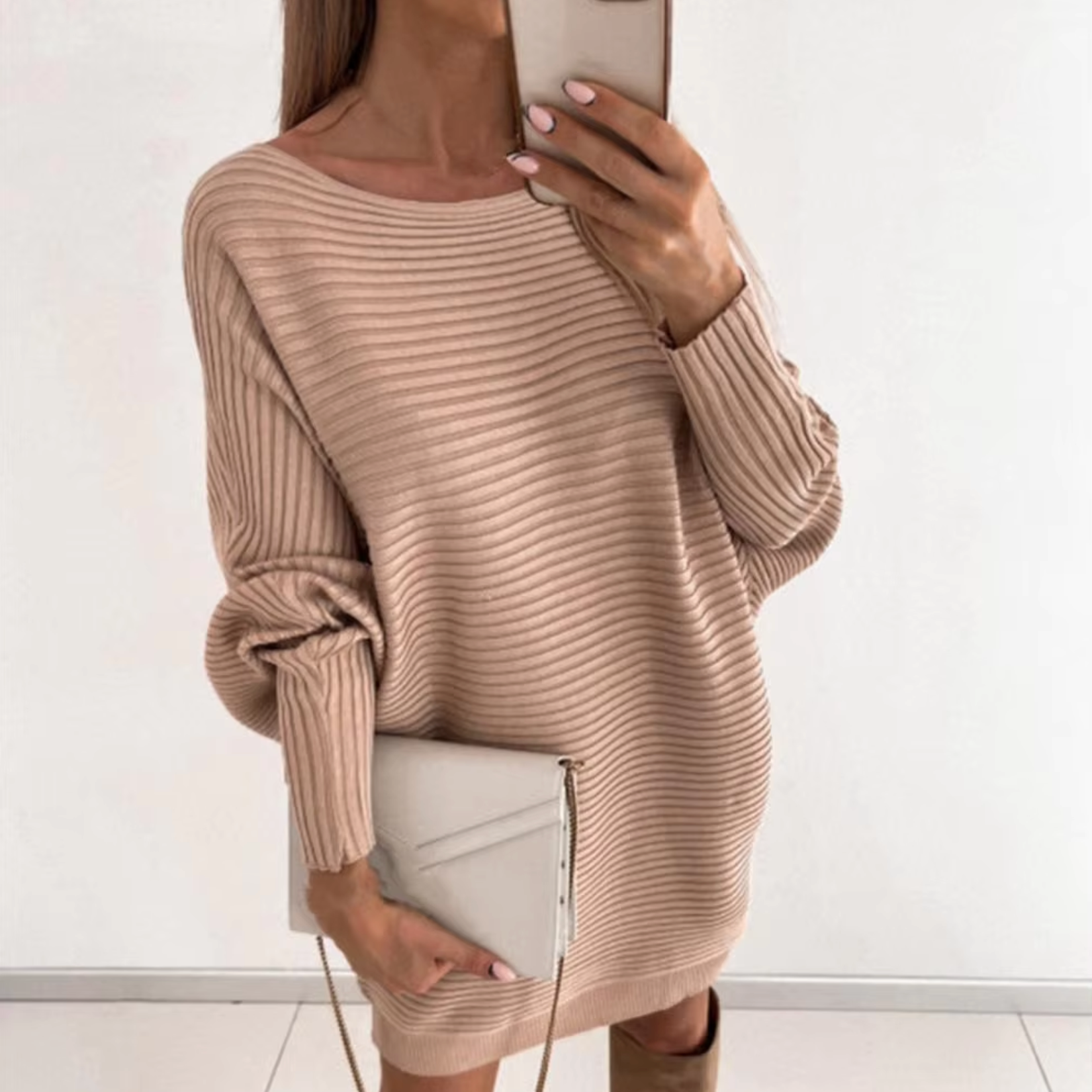 Sachi – Übergroßer Strickpullover