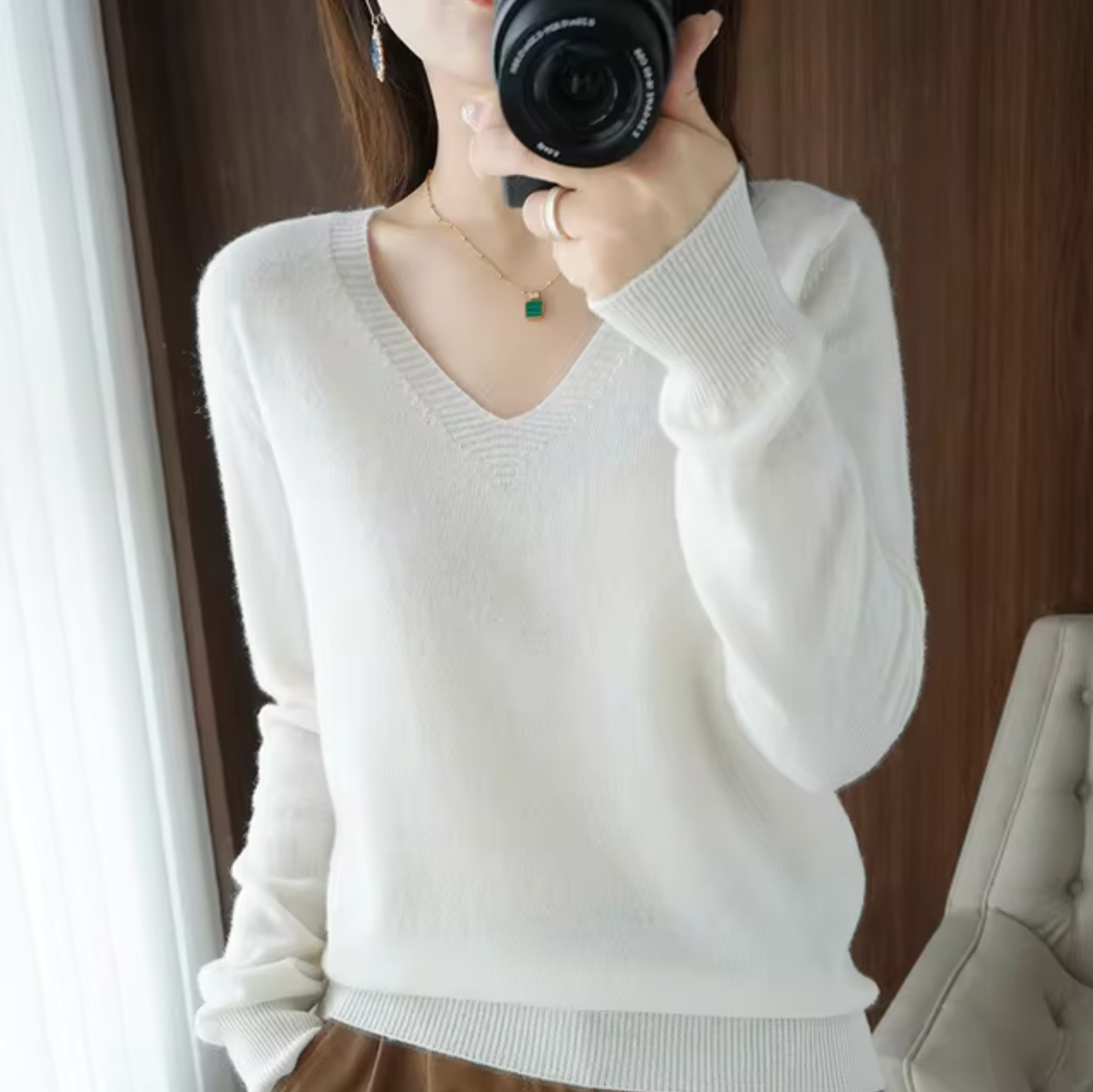 Kaadrie – Strickpullover aus Kaschmir
