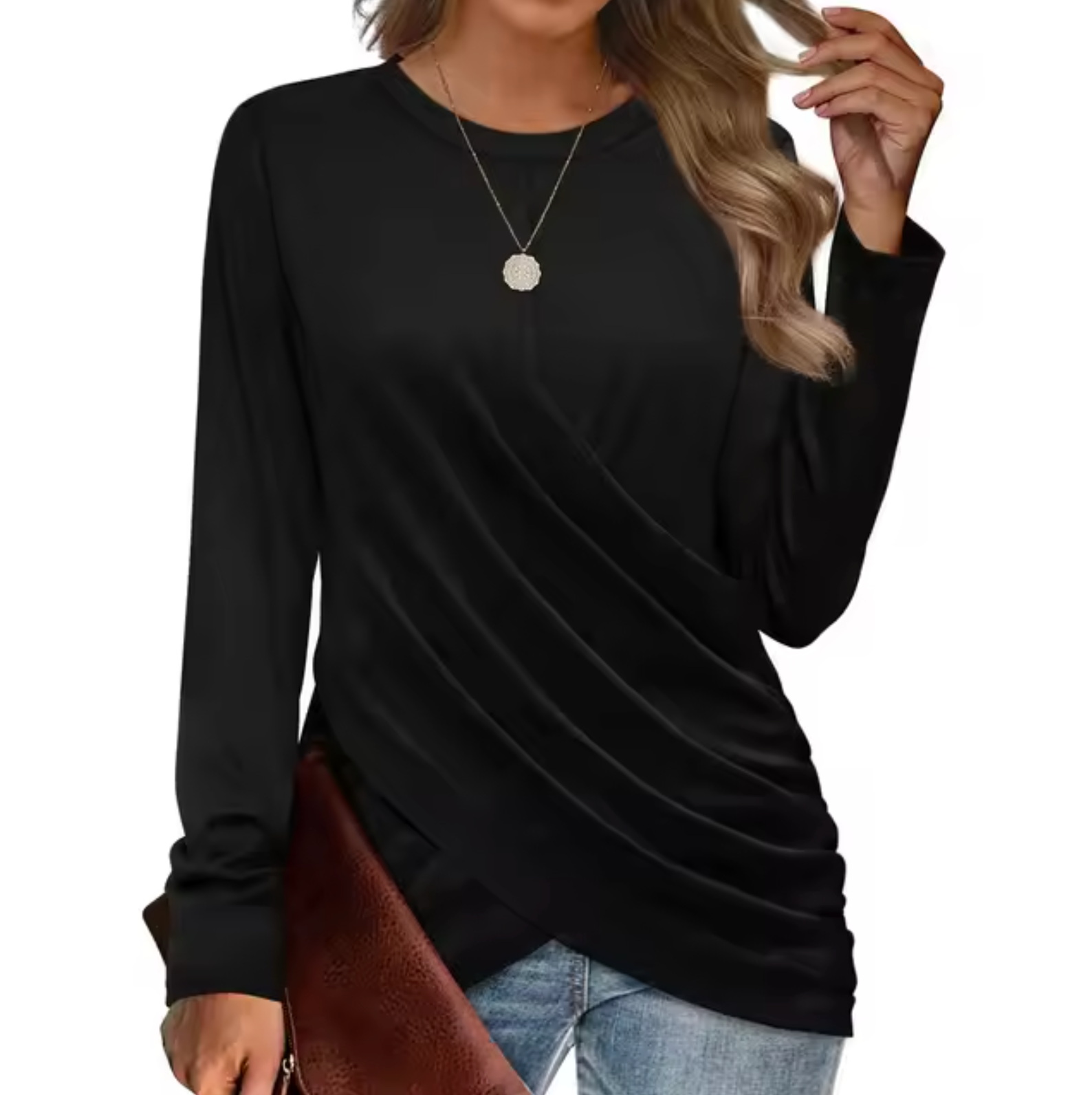 Yesha – Elegantes langärmliges Oberteil