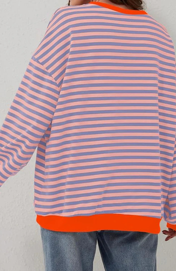 Chariz – Bequemer gestreifter Pullover