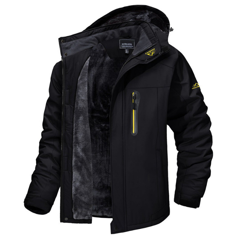 WinterSchutz – Warme, wasserdichte Winterjacke für Männer