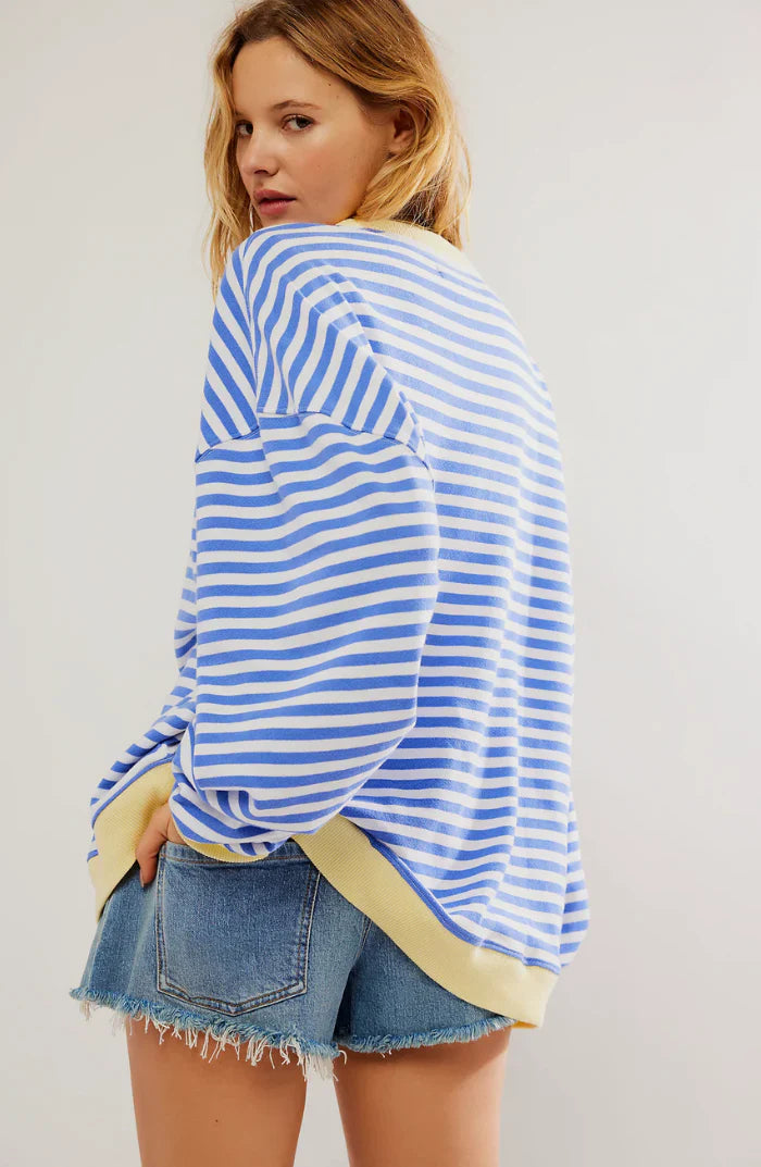 Chariz – Bequemer gestreifter Pullover