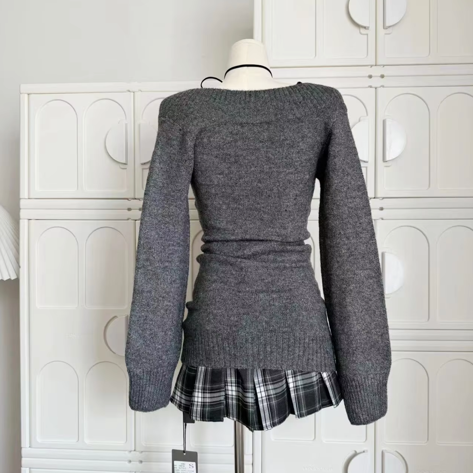 Kaisa – Strickpullover- und Rock-Set