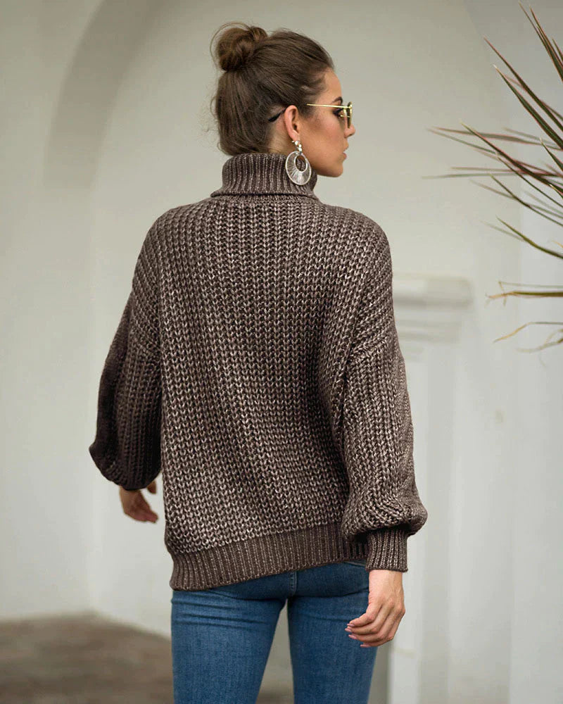 Ariana – Gestrickter Rollkragenpullover