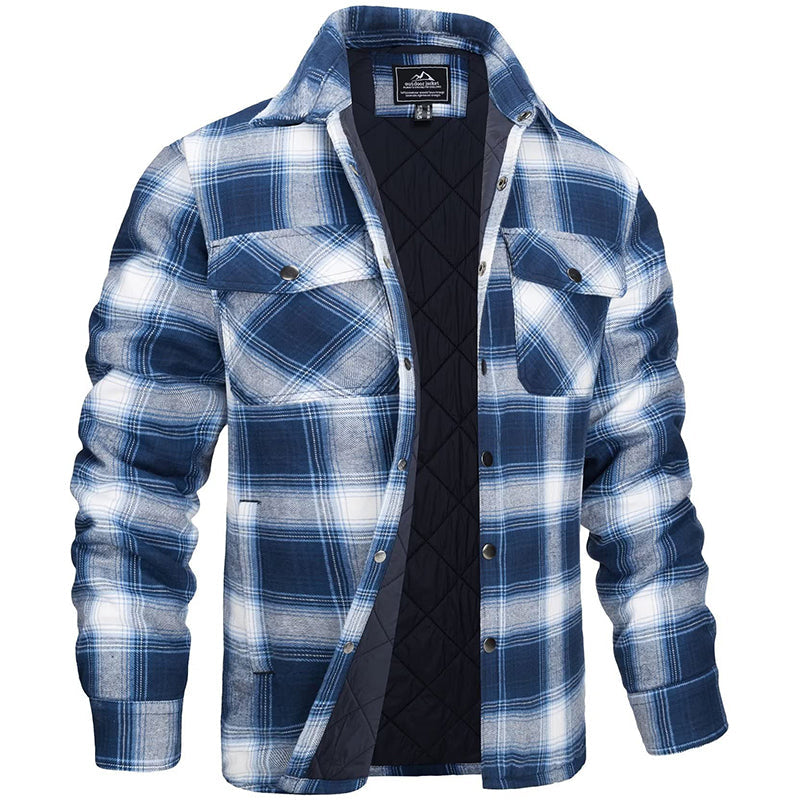 Darius - Herren Holzfällerjacke im karierten Design