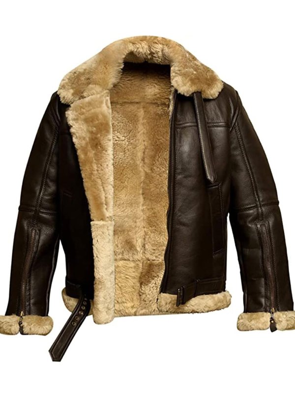 Elegante und warme Lederjacke für Herren Ayden