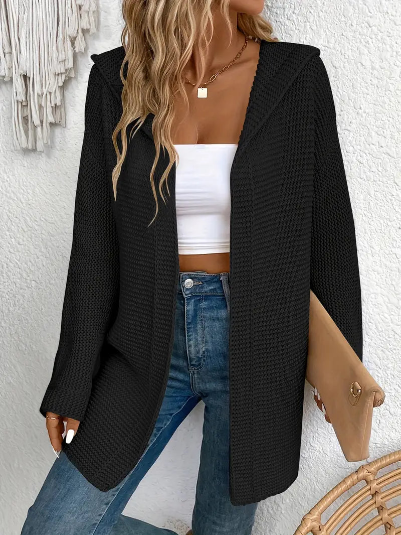 Izzy - Strickjacke mit Kapuze