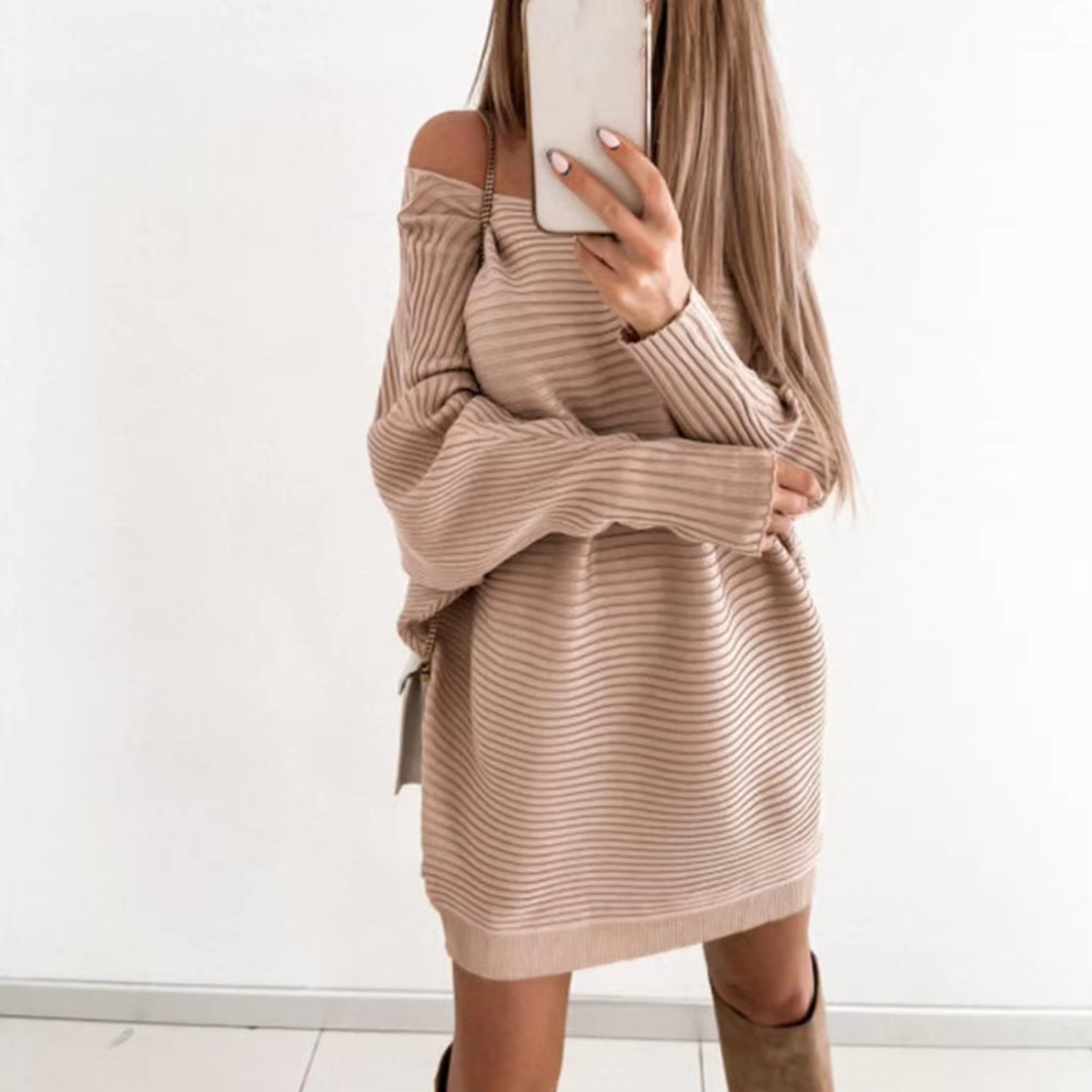 Sachi – Übergroßer Strickpullover